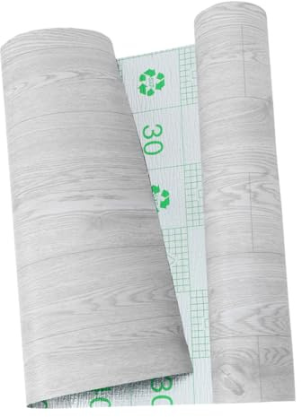 Pvc Selbstklebeboden 300x40cm Rolle, 1.5mm, Leicht zu Schneiden | Selbstklebende Pvc Bodenfliesenrolle, Robust gegen Tägliche Abnutzung und Leicht zu Reinigen, für Bad und Selbstgemacht