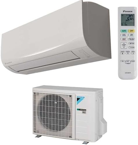 Daikin Sensira 2026 FTXF25F + RXF25F - Aire acondicionado monosplit 9000 BTU Inverter R32 A++ con Wi-Fi integrado, nuevo modelo 2026, controlable desde la aplicación Onecta de Daikin