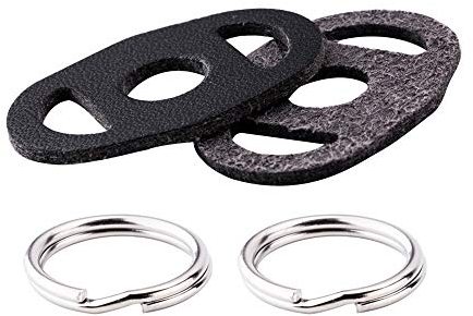 JJC Accessoire de Sangle Ensemble d'anneaux d'attache Ronds Anneaux de Fixation pour Appareil Photo Q3, Q2 Fuji X-T5 X-T50 X100VI A7 A6700 avec Œillets Ronds ou Triangulaire Similaires