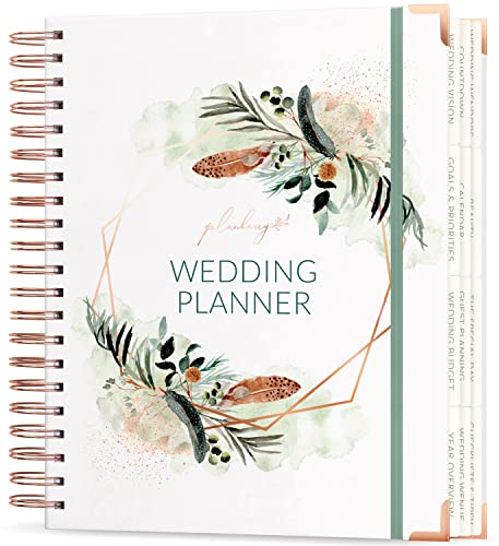 PLANBERRY Hochzeitsplaner – Planungsbuch mit Checklisten, Taschen & Kalendern – Hochzeits-Organizer-Notizbuch für die Braut – Verlobungsgeschenke