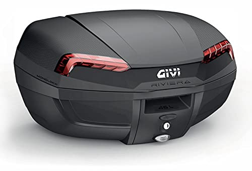 E46N Monolock Topcase mit Platte, Schwarz