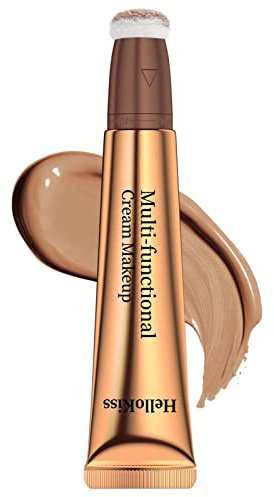 Bronzer Contouring Stick, Viso Contorno Wand With Cushion Applicator, Beauty Wand,Liquido Contouring Face Eyewer Highlighter Stick