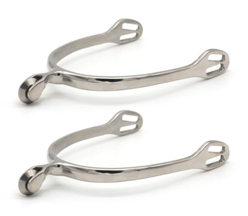Horses Sporen für Damen, vertikales Rad, 2,5 cm, strapazierfähiges Material, bequem und effizient, hält die Sporen an Ort und Stelle, italienisches Design