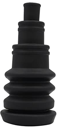 UPKOCH Universal Firewall Grommet Wire Loom for Vehicles 3/8 to 1 Inch Diameter Rubber Wire Protection Plug Black for Automotive Cable Management