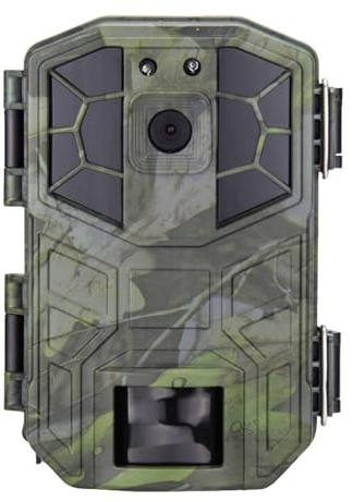 Berger & Schröter | Bluetooth 30 MP Wildkamera, 4k Video mit Bewegungsmelder Handyübertragung WLAN Wildtierkamera 0.3s Auslösezeit No Glow 940nm LED IP66