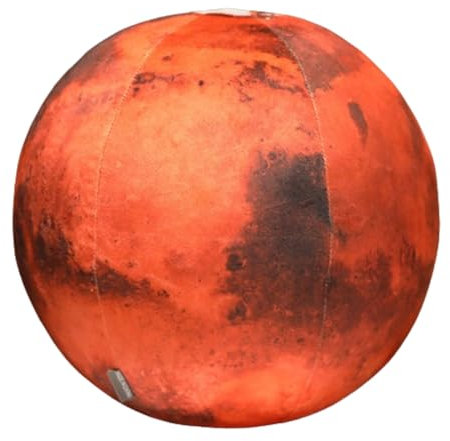 champracer Sofakissen Dekokissen, Sonne, Mond, Mars und Erde Plüschkissen,Weich Kissenhülle Couchkissen Deko, Gedruckt Zierkissen mit Füllung, Universum-Serie Plüschtiere (17cm,Mars)