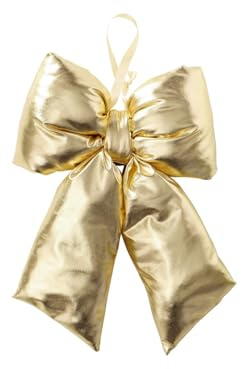 BOLTZE Bowy Dekoanhänger Gold 39cm (1 Stück)