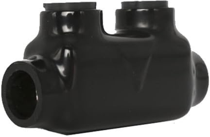 Insulated Splice Connector Multi-Tap Wire Connectors 1/0-14AWG Wide Polaris Connector 3/16 Aluminum and Copper Insulated Wire Split Bolt Connector Pre-Filled with Oxide Inhibiting Compound