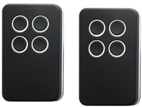 Fozriybefy 2 Mandos A Distancia Universales Multifrecuencia para Puerta de Garaje, 280-868 MHz, para Todos los Códigos Fijos y Partes de Códigos Variables