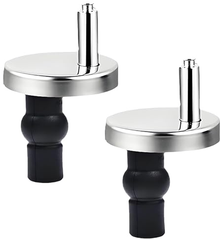 2pcs Fixation Abattant WC Clipsable, Cuvette WC Fixation, Charnière Abattant WC