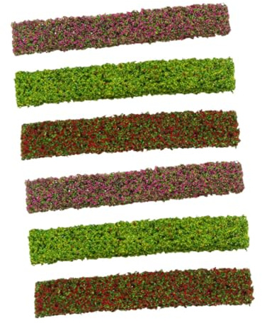Gatuida 6 Piezas Miniatura de Arbustos para Modelismo de Vegetación Artificial para Dioramas Maquetas de y Decoración de Diseño Natural para Proyectos de DIY