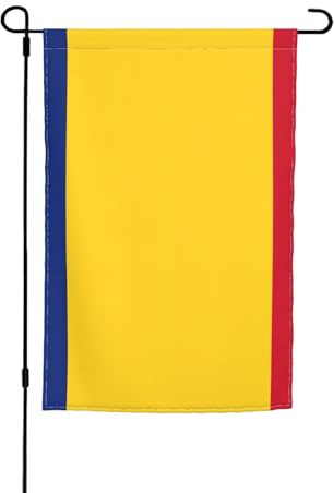 Drapeau de la Roumanie - 30,5 x 45,7 cm - Toutes saisons - Décoration extérieure pour patio
