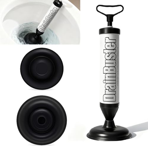 Saugglocke für Waschbecken bei Verstopfungen, PöMpel,Plunger Abfluss,Leistungsstarker Rohrreiniger Waschbecken Bad Saugglocke zum Entfernen von Rohrverstopfungen in Bad, Küche und Toilette