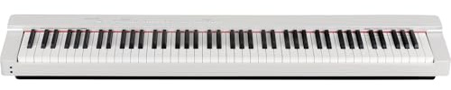 Classic Cantabile SP-316 Stage Piano - 88 gewichtete Hammer-Tasten, DAAS-Sampling, 128-stimmige Polyphonie & integr. Lautsprechersystem, 20 Voices, BT - Digital Klavier mit Pedal & Netzteil - Weiß