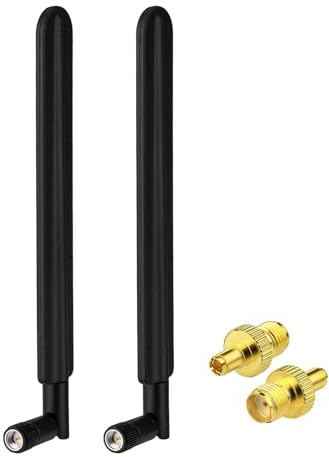 Bingfu 5G 4G LTE Cellular Antenna Omni Directional SMA Male +TS9 Adapter