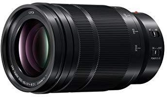 Panasonic H-ES50200E9 Leica DG Vario-Elmarit Kamera Objektive (50-200mm/F2.8-4.0, Premium Telezoom, Dual I.S., Staub und Spritzwasserschutz, schwarz)