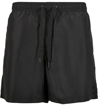 Build Your Brand Herr återvunna simshorts badbyxor, svart, L