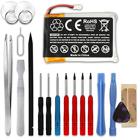 CELLONIC, Akku für Smartwatch & Fitness Armband kompatibel mit Garmin Fenix 5, Forerunner 935, Approach S60 (230mAh, 3.7V) + Werkzeug-Set Ersatzakku 361-00097-00