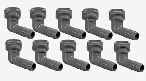 10x Rain-Bird SBE-075 Winkelstücke mit Außengewinde 3/4, 10 Stück, für SPX Flex, Gartenbewässerung