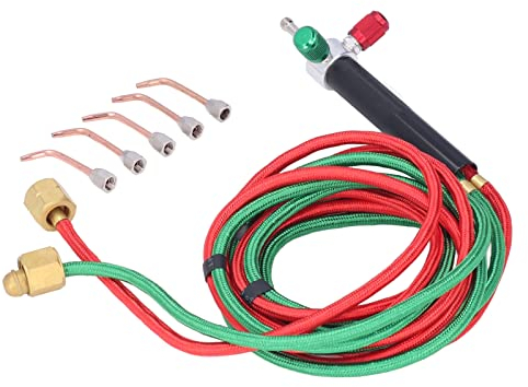 Nachukan Mini-Gasbrenner, Mikro-Schweißbrenner – Metallisches Kupfer, Langlebig, Hohe Temperaturen, Gasbrenner-Lötwerkzeug, Ideales Schmuckschweißwerkzeug Für Handwerker