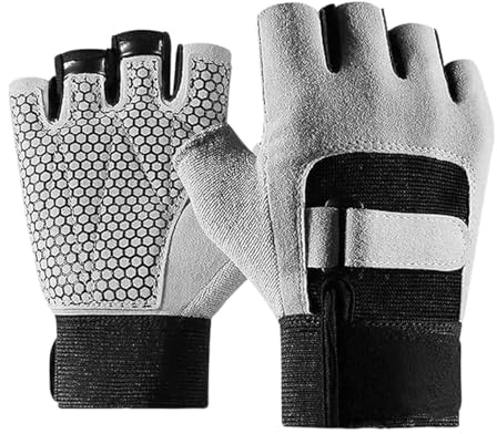 IRYZE Gants De Pêche Gants Demi-Doigts, Haltérophilie, Sport, Vélo, Équitation, Modèles pour Hommes Et Femmes, Antidérapants Gants De Cyclisme (Color : G, Size : XL)