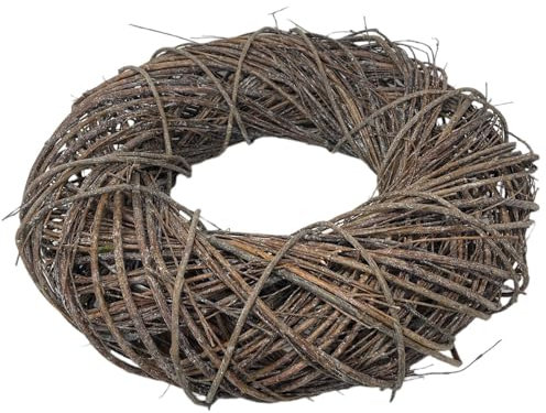 Dadeldo Living & Lifestyle Dekokranz Rattan Twister Natur Dekoration 50cm