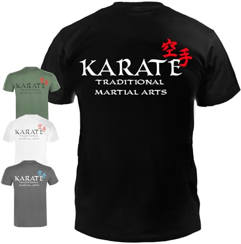 Dynamix Athletics T-Shirt Karate Classic - Herren Martial Arts Kampfsport Kampfkunst Shirt für Sport & Freizeit für Karateka