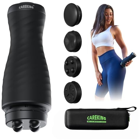 CAREKING Massage Gun Deep Tissue for Women, Vibration Therapy for Muscle Recovery Pain Relief Cellulite Massager for Leg Thigh Abdomen Neck Shoulder Lymphatic Drainage Massager Body Sculpting Machine