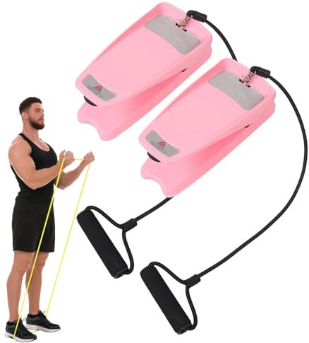 jamgeery Treppenstepper für Zuhause, Stepper mit Widerstandsbändern - Übungsstepper Rutschfester Treppenstepper | Kompaktes Core-Workout-Gerät, Workout-Stepper für das -Fitnessstudio