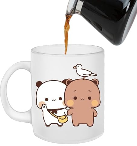 Bub-u Dud-u Kaffeetasse – Lustig bedruckte gemeinsame Spielende Keramiktasse, hochwertig bedruckte Kaffeetasse mit Griff, bedruckte Kaffeetasse für Freund, Kollegen