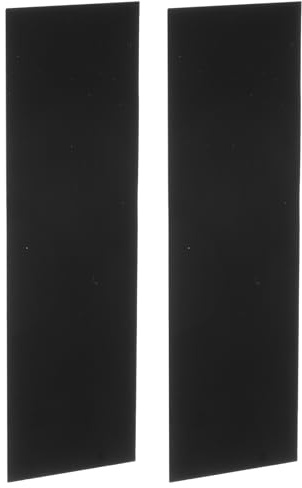 QUARKZMAN 2 Piezas de Forro para Mango de Cuchillo, 6.3 x 1.97 x 0.04 Hojas Separadoras de G10 para Mango de Cuchillo Material para Espaciador de Mango, Negro