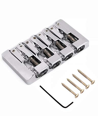 4-saitiger Bass-Steg, A-Stil, Top-Load- und Saiten-Durchgangs-Brücke, | Zinksättel, für E-Jazz-Bass, P-Bass, hohe Masse