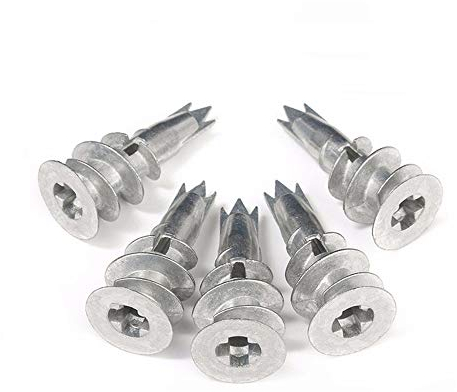 Gipskarton Schrauben Selbstbohrend 13x42 mm, Metall Gipskartondübel Rigipsdübel Hohlraumdübel Dübel (50 Stück)