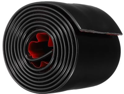 QUARKZMAN Moulure Murale, 3Ft x 2 Pouces Protège-Coins PVC Et Bande De Calfeutrage Pour Bord De Table Cadre De Porte Plinthe Joints De Carrelage Et Bords De Mur ornementation Maison Noir