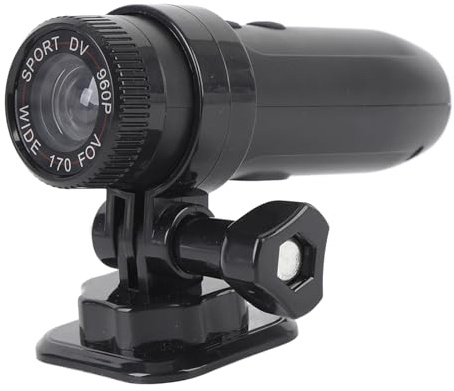Sport DV Actionkamera Videokamera 1280 X 960 170 Grader Vidvinkel IP67 Vattentätning Bärbar för Utomhuscykel Motorcykelhjälm, Aluminiumlegering Mini Bärbar Sportkamera