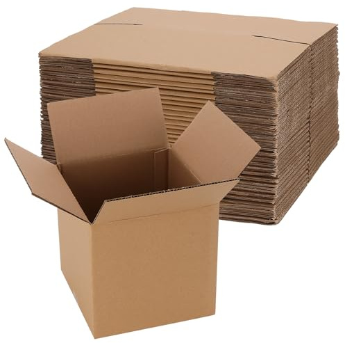 SYUTBOU 30 Pezzi Scatole Cartone da 150 x 150 x 150 mm, quadrate, Scatoloni per Trasloco e Spedizioni, per imballaggio, trasporto, spedizione, regali