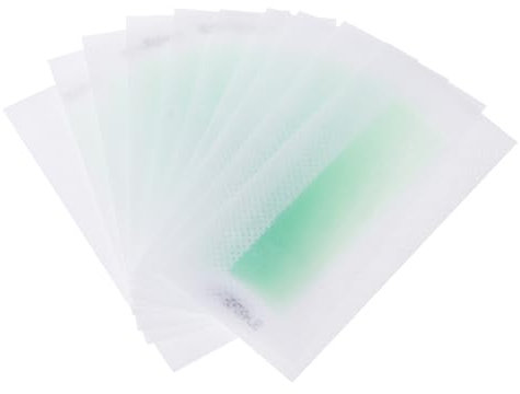 10x Hair Removal Depilatory Epilator Cold Wax Strips Paper Pad For Face Nonwoven