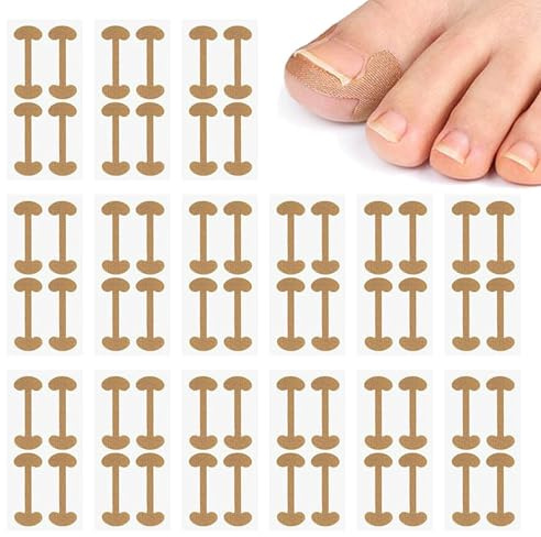 Juego de 80 piezas de uñas encarnadas, corrección de uñas de los pies | Parche para uñas encarnadas para tratar las uñas encarnadas
