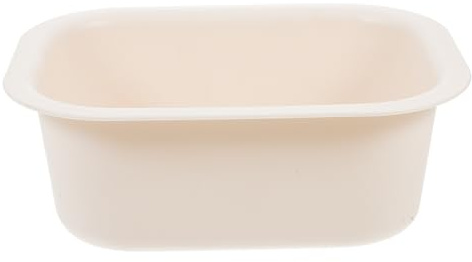 Kleines Wasserbecken aus Pp für Babypflege Am Wickeltisch | Beige, Robust und Praktisch, Passend für Babypo Waschen, Tragbar für Haushalt, Reisen und Camping