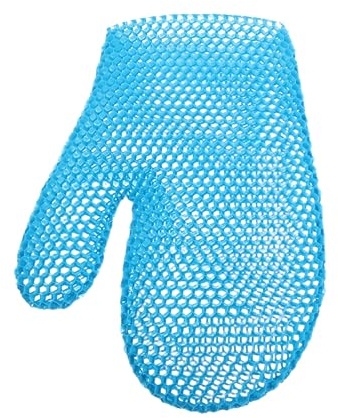 TOYANDONA Exfoliating Bath Gloves Honeycomb Body Scrubber Mitt 24.6x11.2cm Deep Cleaning Shower Glove for Men and Women Body Exfoliation