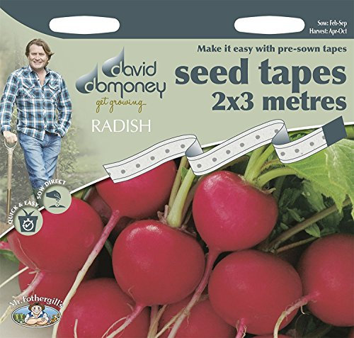 Mr Fothergills - Vegetable - David Domoney Tape Radish Cherry Belle Seed Tape