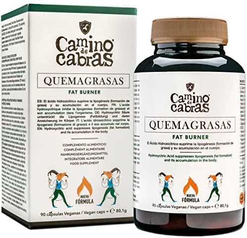 FATBURNER 8-in-1, Abnehmen Schnell Fettverbrenner, Stoffwechsel Beschleunigen, Appetitzügler - L Carnitin, Chrom, Garcinia, Vitamin C, B6, Grüner Tee, Glucomannan, Schwarzer Pfeffer, 90 Vegan Kapseln