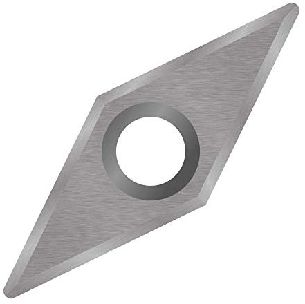 Easy Wood Tools Authentic Ci4-NR (7400NR) Patented Negative Rake Diamond Shaped Replacement Carbide Cutter for Easy Start, Mini, Mid, Full and Pro Detailers