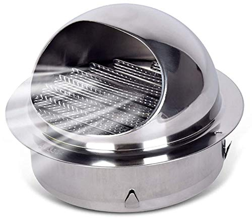 LTLCBB Edelstahl Schornsteinhaube mit Vogelschutz Vogelschutzgitter Für Kamine, Schornsteinabdeckung, Schornsteinaufsatz, Kaminaufsatz, Kaminhut, Schornsteine,120MM