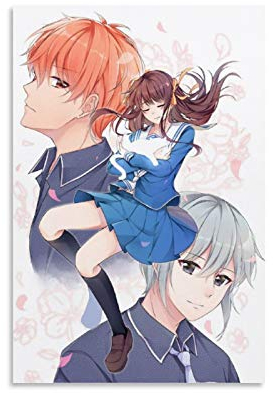 weqwe Anime Fruits Basket Poster Decorative Painting Canvas Wall Art Living Room Posters Bedroom Painting 16x24inch(40x60cm)