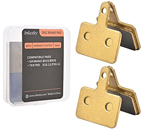 Inkesky 2 Pairs EBIKE Brake Pads Compatible with Rad Power, Velotric, JUICED, Super73, Lectric XP 1.0/2.0/Lite, Cowboy 1(C1), Ride1Up