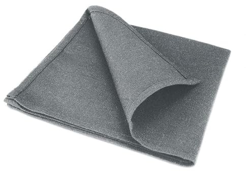 Stoffservietten Grau 25 Stück 40x40cm Baumwolle