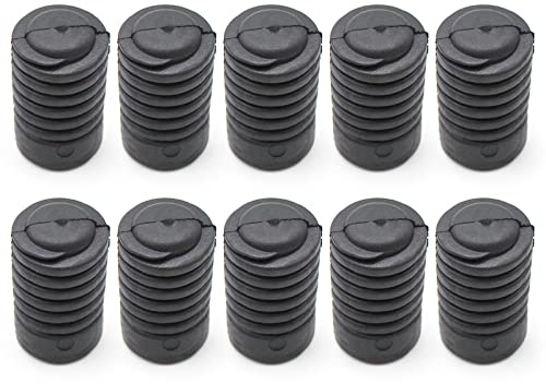 Universal Gummi Pier Shock Block Kompatibel - Für Akzent Auto Kofferraum Heckklappe Tür Motor Abdeckung Stoßfest Kissen 5 Paar Gummi Puffer Rohr Abdeckung Pads Clips Auto Matten Pier Shock Block Haube