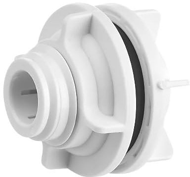TWISTLOC ATC66M Plastic Push-FIT Tank Coupler 15MM, Suitable for Drinking Water, Suitable for Water Systems, Suitable for Hard & Soft Water Areas, 1 in Pack