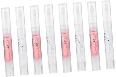 Healeved 8pcs Cuticle Oil Pen Set Nail Repairing Oil Pen Mixed Scents Replenishing and Repairing Care